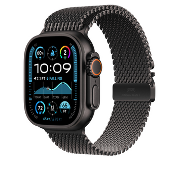 49mm Black Titanium Milanese Loop